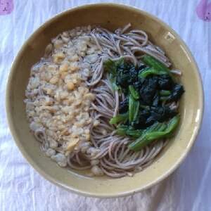 シンプル☆たぬき蕎麦